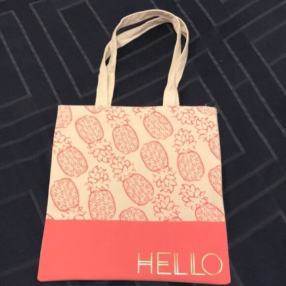 Adorable small canvas pineapple bag - Picture 2 of 5